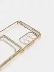 Хром чехол SAMSUNG A32 с защитой камеры и карманом для пластиковой карты