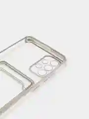 Тёмно-серый чехол SAMSUNG A32 с защитой камеры и карманом для пластиковой карты