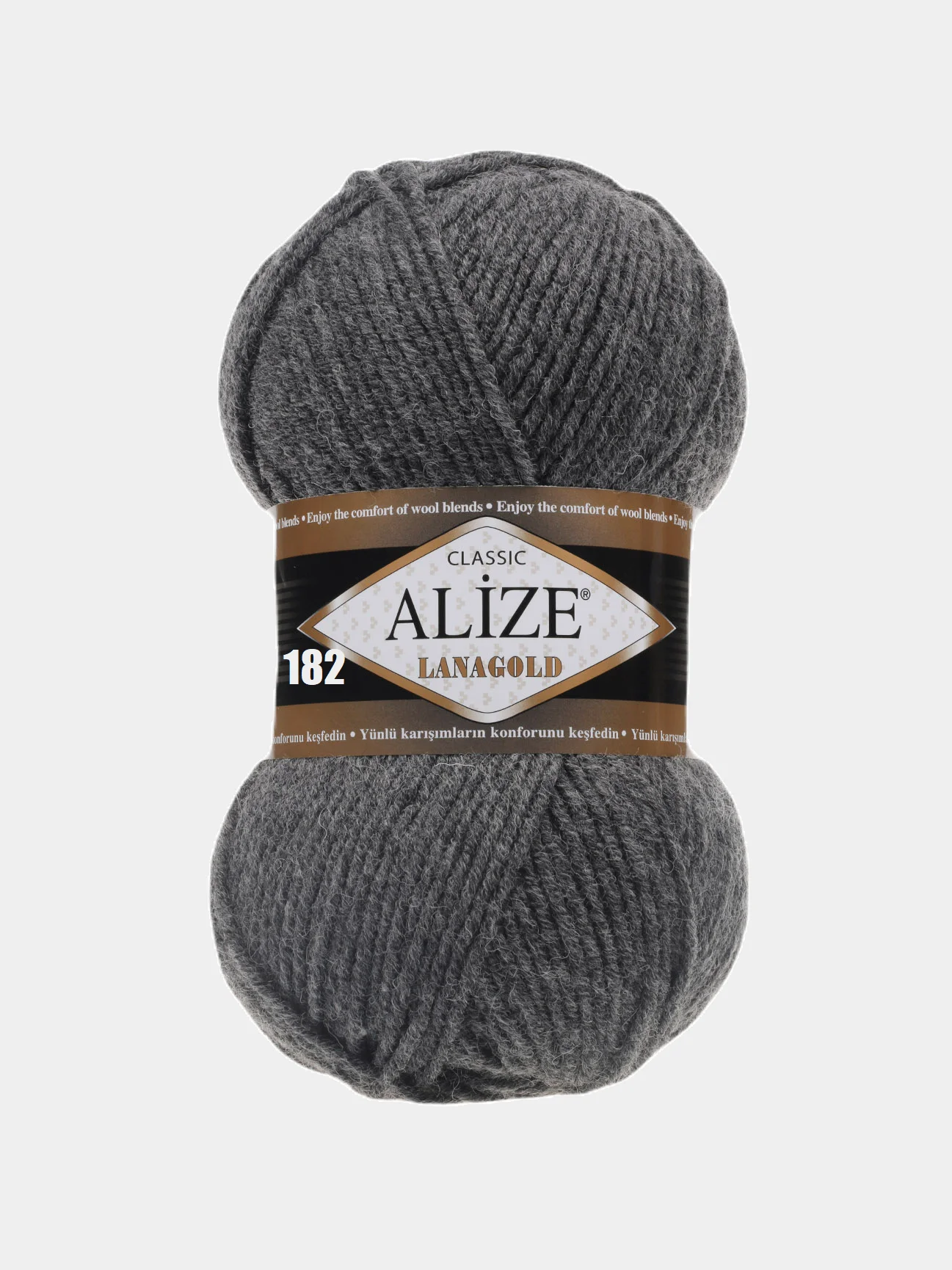 Пряжа Alize Lanagold, 49% шерсть, 51% акрил, 100 г / 240 м