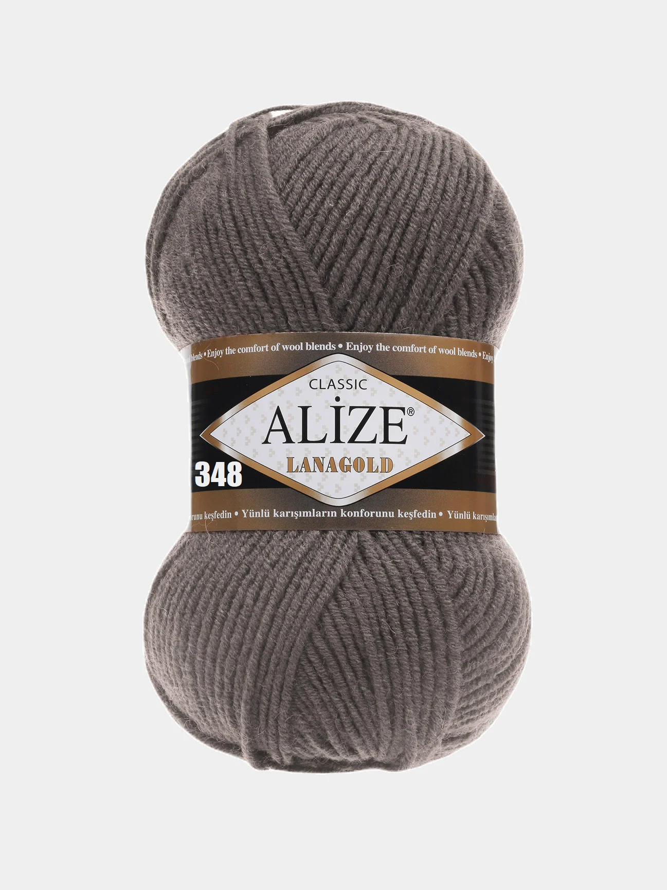 Пряжа Alize Lanagold, 49% шерсть, 51% акрил, 100 г / 240 м