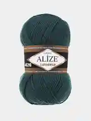 Пряжа Alize Lanagold, 49% шерсть, 51% акрил, 100 г / 240 м