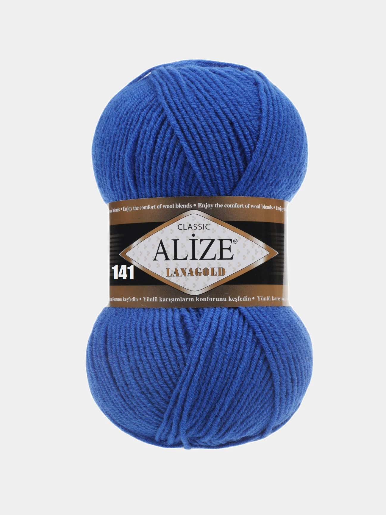Пряжа Alize Lanagold, 49% шерсть, 51% акрил, 100 г / 240 м