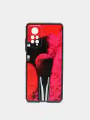 Розовый чехол с рисунком на Xiaomi Redmi Note 11 Pro 4G и Redmi Note 12 Pro 4G (Нот 11/12 Про 4G)