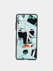 Бирюзовый чехол с рисунком на Xiaomi Redmi Note 11 Pro 4G и Redmi Note 12 Pro 4G (Нот 11/12 Про 4G)