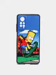 Голубой чехол с рисунком на Xiaomi Redmi Note 11 Pro 4G и Redmi Note 12 Pro 4G (Нот 11/12 Про 4G)