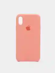 Кораллово-розовый чехол Silicone Case для iPhone X/XS