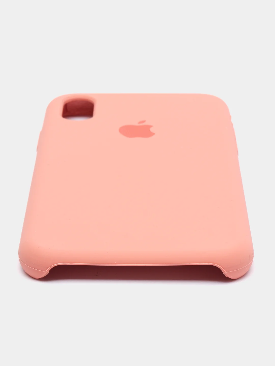 Кораллово-розовый чехол Silicone Case для iPhone X/XS
