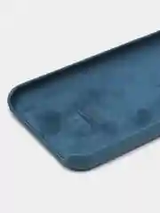 Синий меланж чехол Silicone Case для iPhone X/XS