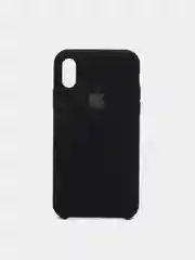 Черный чехол Silicone Case для iPhone X/XS