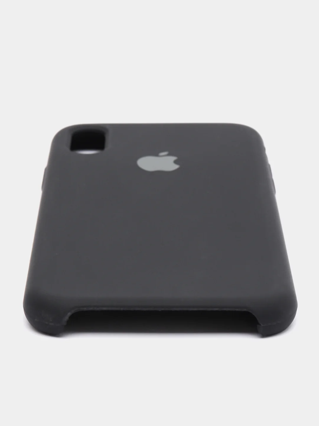 Черный чехол Silicone Case для iPhone X/XS