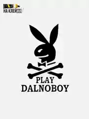 Наклейка на авто "Play Dalnoboy"