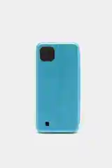 Голубой чехол книжка Realme C20 2021 / C11 2021 кредитница, трансформер подставка