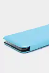 Голубой чехол книжка Realme C20 2021 / C11 2021 кредитница, трансформер подставка