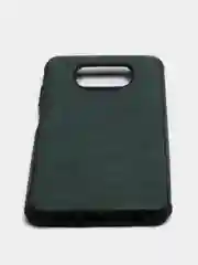 Тёмно-зелёный чехол Xiaomi Poco X3 NFC / Poco X3 Pro, Сяоми Поко Х3 силиконовый, имитация кожи, Baseus