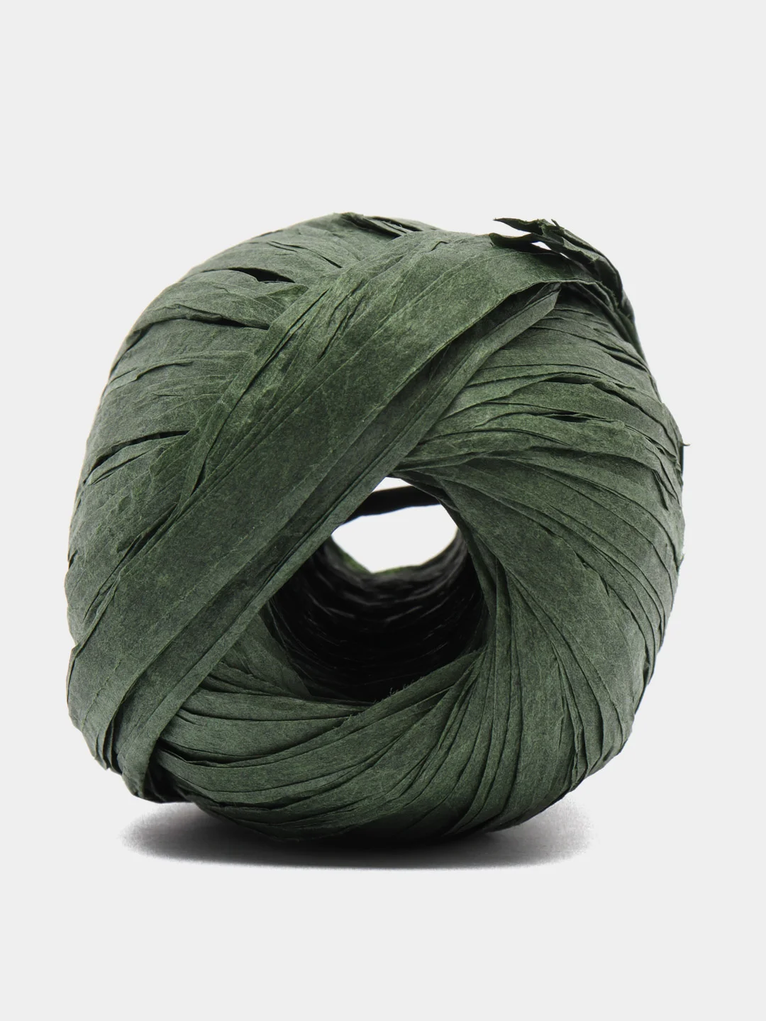 Хаки пряжа для вязания Raffia / пряжа "Рафия" 4 мотка