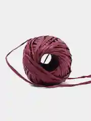 Марсала пряжа для вязания Raffia / пряжа "Рафия" 4 мотка