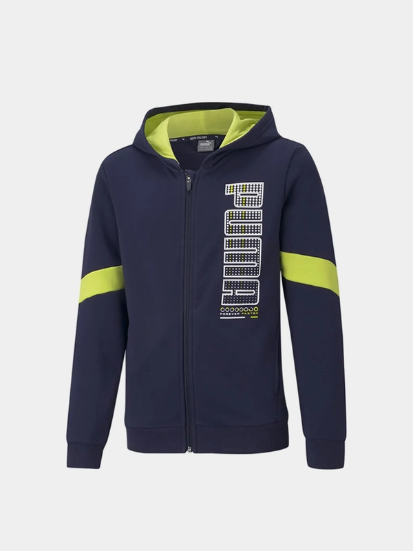 Толстовка для мальчика Puma Full-Zip TR B Peaco