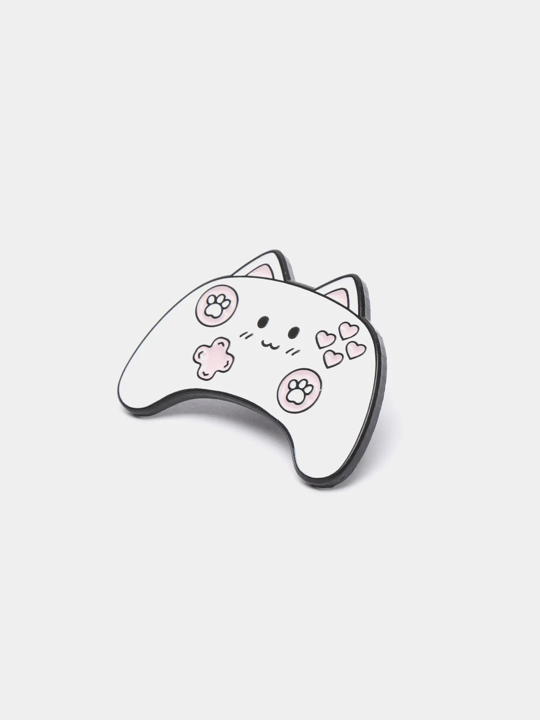 Белый значок "Котики"