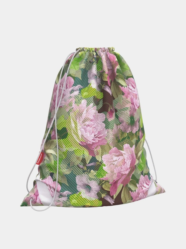 Мешок для сменной обуви ErichKrause® 365x440мм Garden Flower со светоотражающими элементами