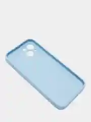 Голубой чехол кожаный для Apple iPhone XR, 11, 12, 13, Pro, ProMax