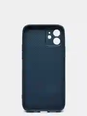 Темно-синий чехол кожаный для Apple iPhone XR, 11, 12, 13, Pro, ProMax