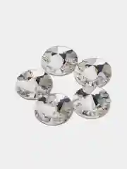 Белый стеклянные пришивные стразы Dongzhou Риволи Crystal