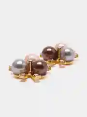 Оливковый кабошон флоризель ювелирный, 2 штуки