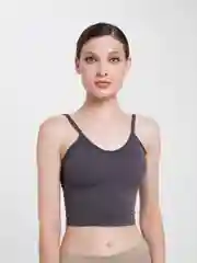 Угольный топ женский