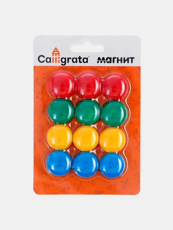 Магниты для доски, 2 см, 12 штук