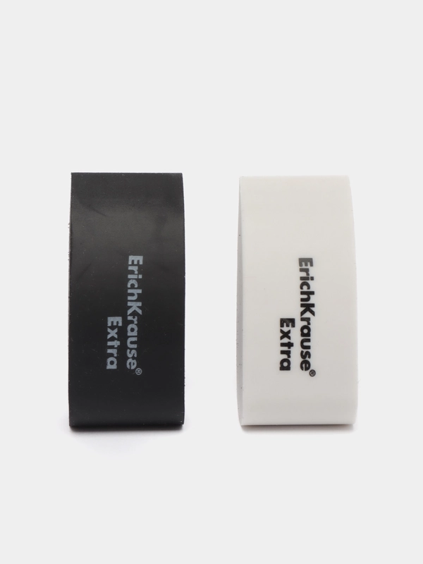 Ластик ErichKrause Sensor Black&White, 2 штуки
