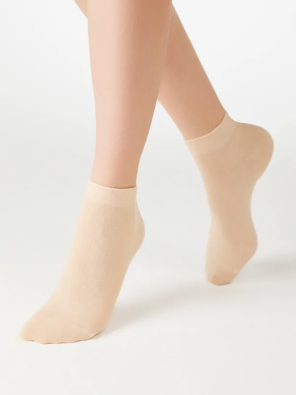 Женские носки MiNiMi Cotone 1201, укороченные, всесезонные