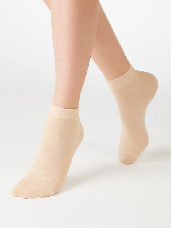 Женские носки MiNiMi Cotone 1201, укороченные, всесезонные