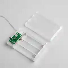 Гирлянда "Нить", IP20, 20 LED, прозрачная, свечение синее, 2 режима, 2 м, AA х 3