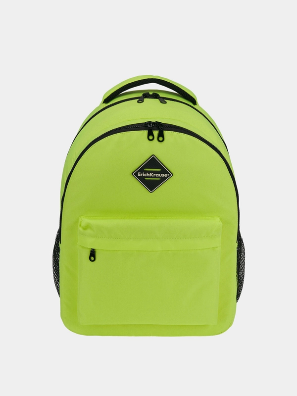 Рюкзак ErichKrause "EasyLine. Neon. Yellow" с двумя отделениями, 20 л