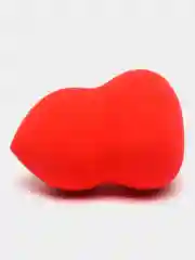 Рыжий спонж в виде капли и тыквы для макияжа, умывания, нанесения косметических средств