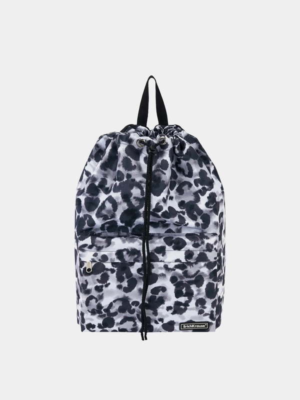 Рюкзак на шнурке ErichKrause "EasyLine. Grey Leopard", 16 л