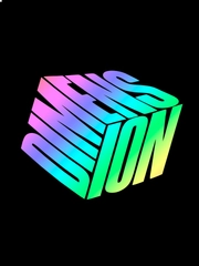 Dimension "Измерение" - голографическая наклейка на ноутбук стикер без фона