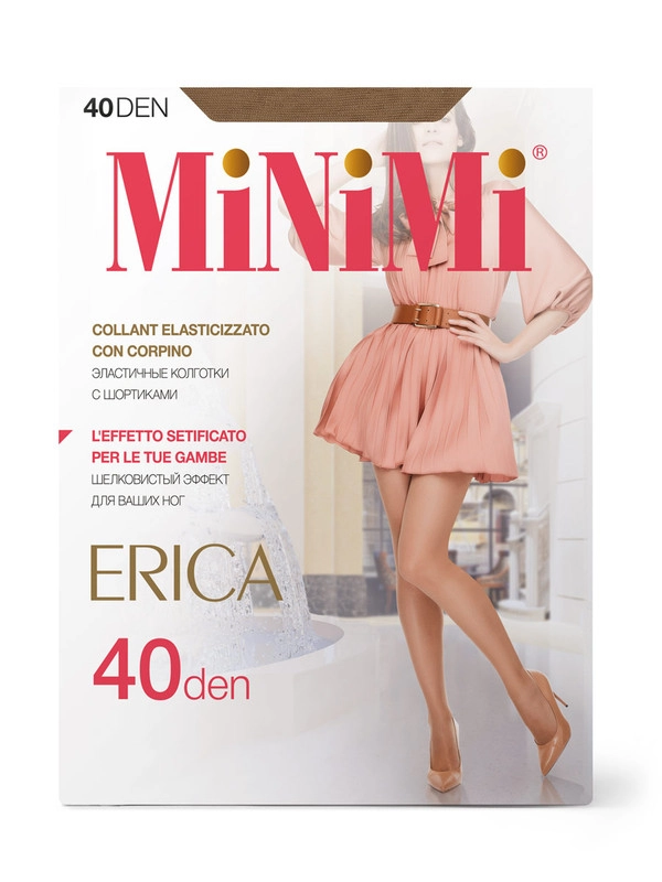 Женские эластичные колготки MiNiMi "Erica", 40 ден