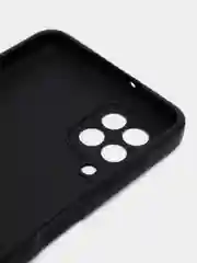 Бежевый меланж чехол для Samsung A22 (самсунг), силиконовый, с принтом