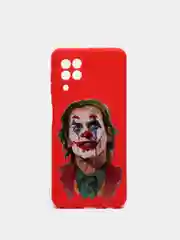 Коралловый чехол для Samsung A22 (самсунг), силиконовый, с принтом
