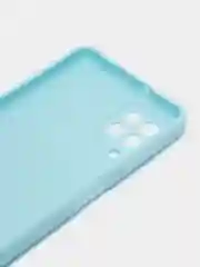Багровый чехол для Samsung A22 (самсунг), силиконовый, с принтом