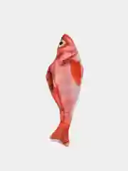 Красный игрушка мягкая для кошек Рыбка, 18-20 см