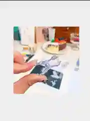 Зажимы для бумаги, прозрачные, разные размеры, в форме сердечка 5 штуки
