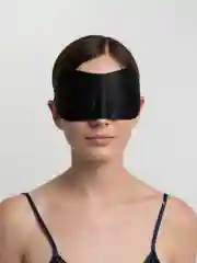 Маска для сна, 3D, на резинке, черная