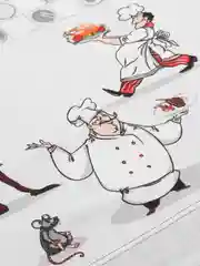 Белый кухонное полотенце из рогожки 3 шт, 40х75 см, 100% хлопок, на День Рождения