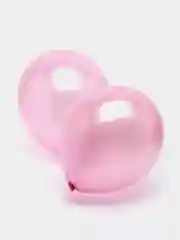 Фуксия латексные воздушные шары металлик, 1 шт