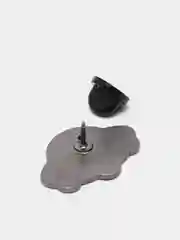 Бежевый значок "Котики"