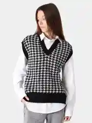 Черный жилет женский, oversize