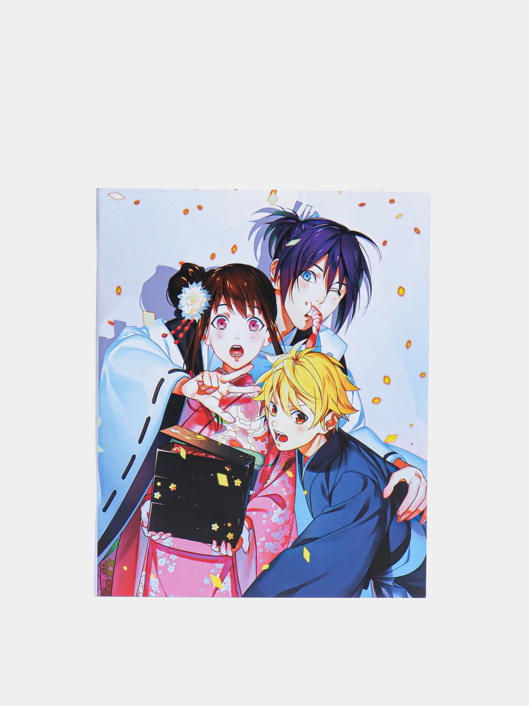 Золотой тетрадь по аниме "Бездомный Бог, Noragami", 48 листов, в клетку