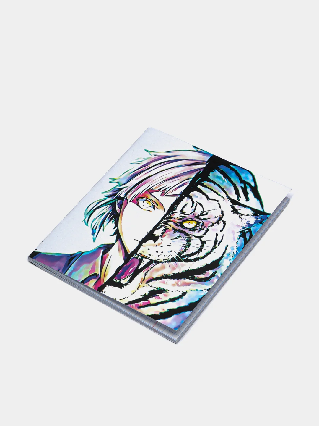 Голубой тетрадь Bungou stray dogs, 48 листов, в клетку